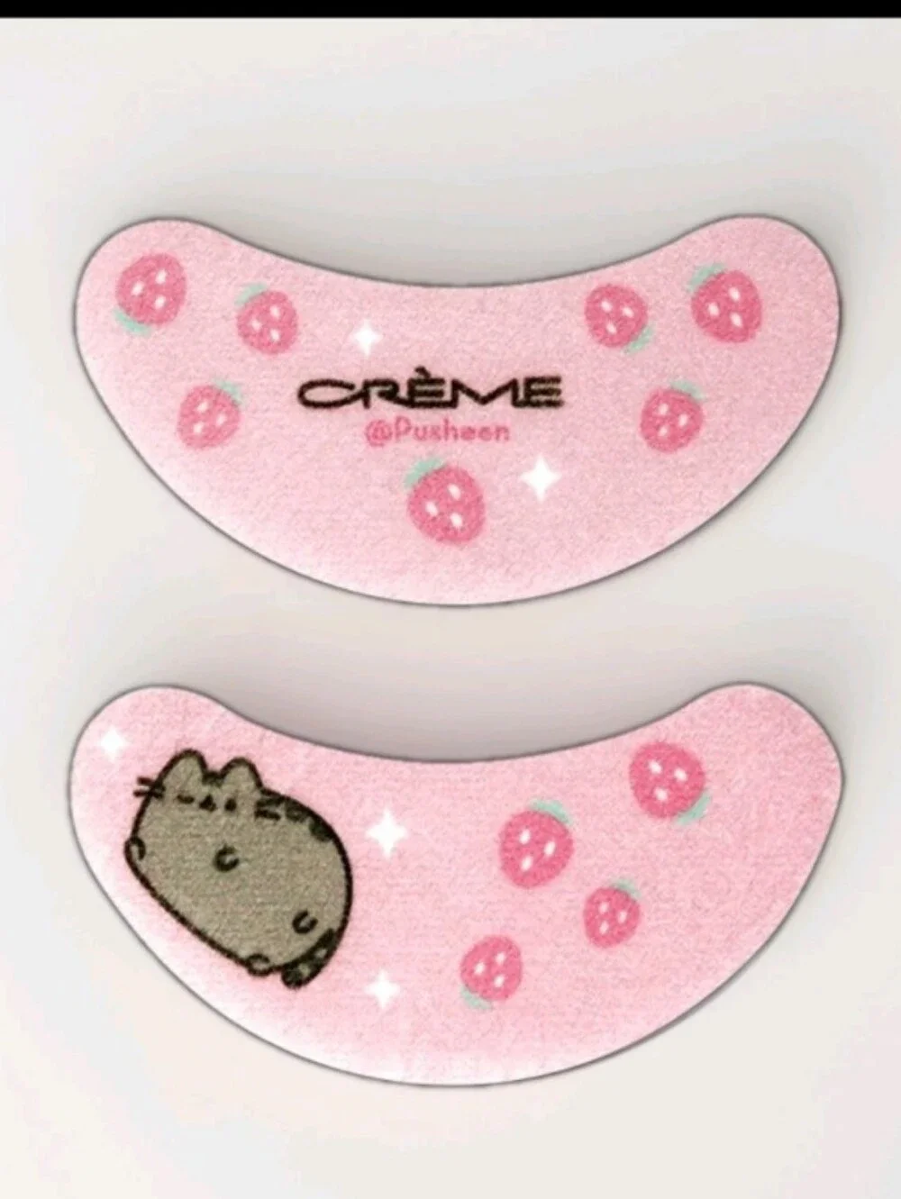 The Crème Shop x Pusheen Pink Fiber Brightening Under Eye Patches Box Of 3